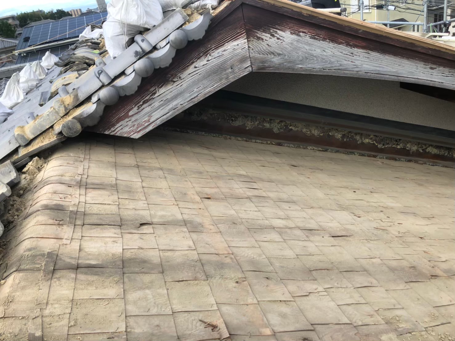 和瓦ガルテクトへ葺き替え